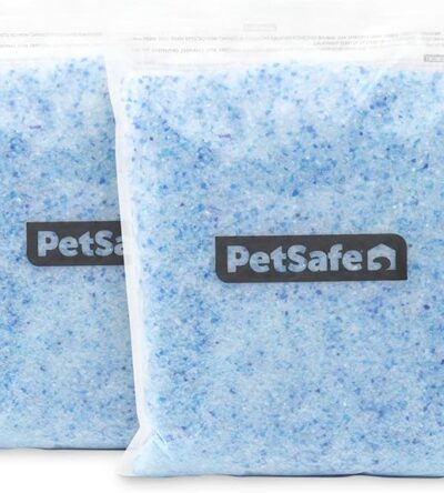 PetSafe Crystal Cat Litter refill bags, 2-pack, for odor control and low tracking